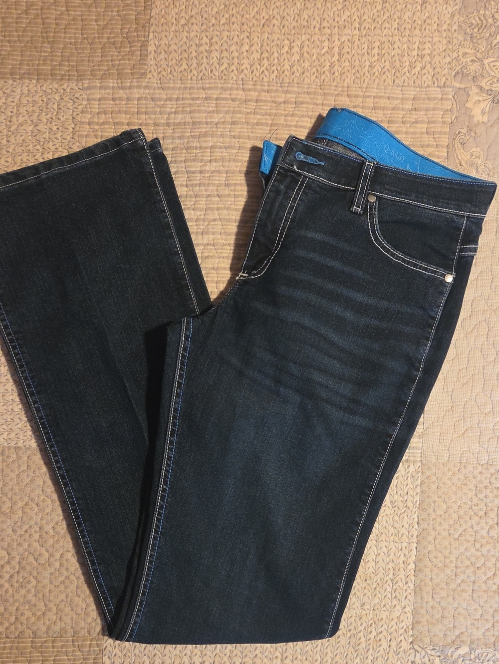 Women's Jeans in Dark Blue - Stretch Denim